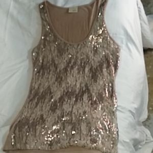 Daytrip sequin tank top size M